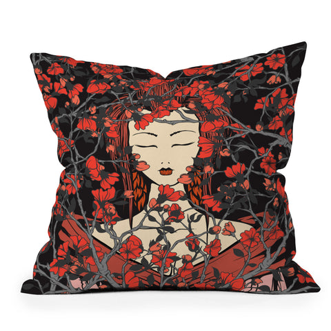 Belle13 Sleeping Beauty Throw Pillow