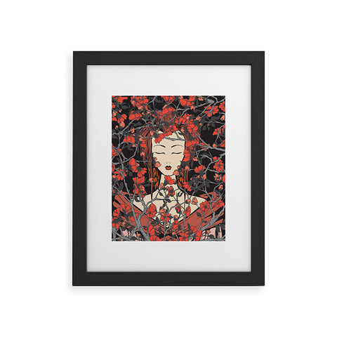 Belle13 Sleeping Beauty Framed Art Print