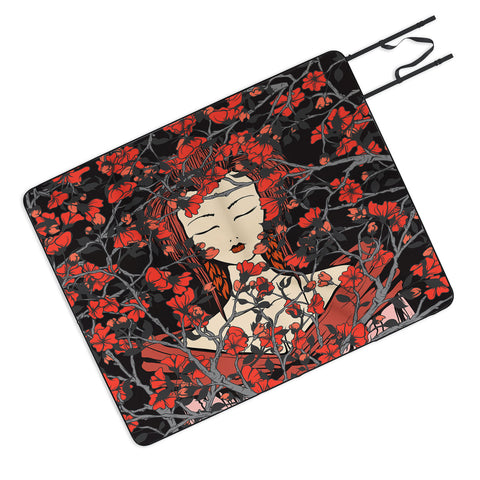 Belle13 Sleeping Beauty Picnic Blanket