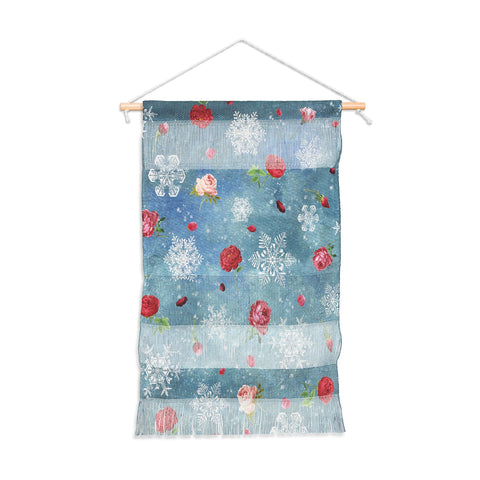 Belle13 Snow and Roses Wall Hanging Portrait