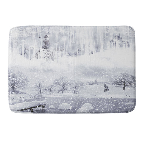 Belle13 Snow Queen Memory Foam Bath Mat