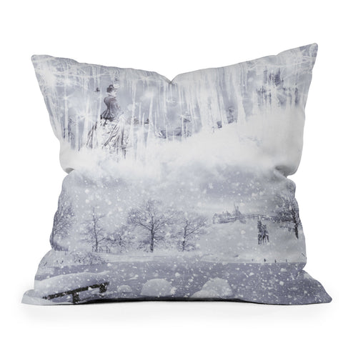 Belle13 Snow Queen Throw Pillow