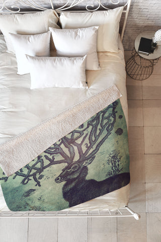 Belle13 Spirit Of The Sea Fleece Throw Blanket