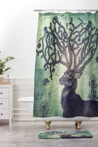 Belle13 Spirit Of The Sea Shower Curtain And Mat