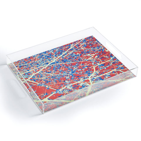 Belle13 Spring Abstract Acrylic Tray