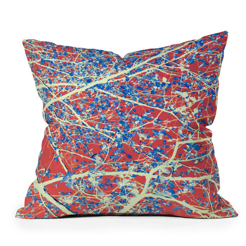 Belle13 Spring Abstract Throw Pillow