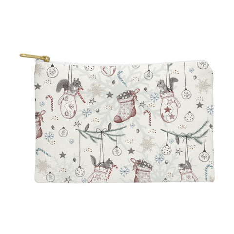 Belle13 Squirrel Heavenly Christmas Pouch