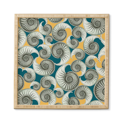 Belle13 Summertime Shells Framed Wall Art