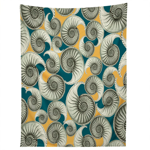 Belle13 Summertime Shells Tapestry