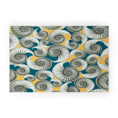 Belle13 Summertime Shells Welcome Mat