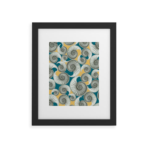 Belle13 Summertime Shells Framed Art Print