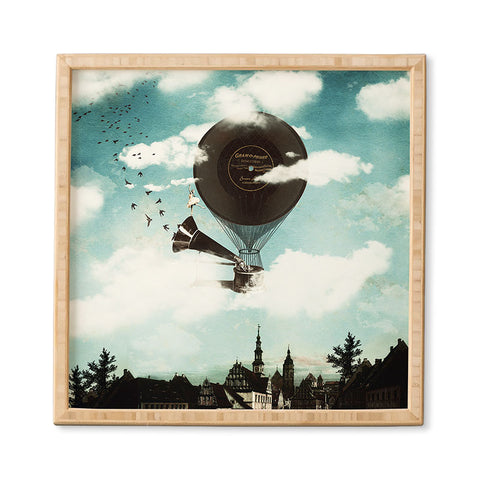 Belle13 Swan Lake Flight Framed Wall Art