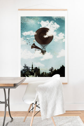 Belle13 Swan Lake Flight Art Print And Hanger