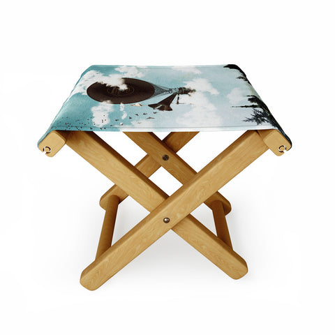 Belle13 Swan Lake Flight Folding Stool