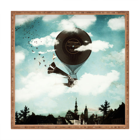 Belle13 Swan Lake Flight Square Tray