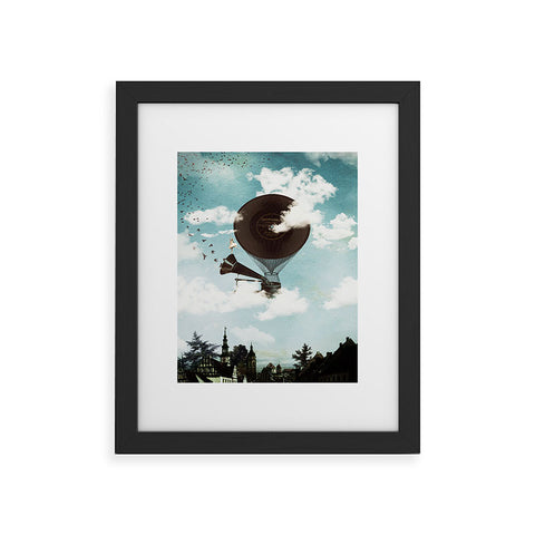 Belle13 Swan Lake Flight Framed Art Print