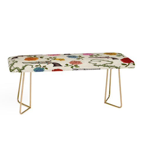 Belle13 Sweet Guns And Roses Bench