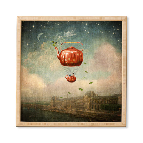 Belle13 Tea for Two at Dusk Framed Wall Art