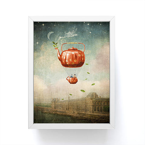 Belle13 Tea for Two at Dusk Framed Mini Art Print