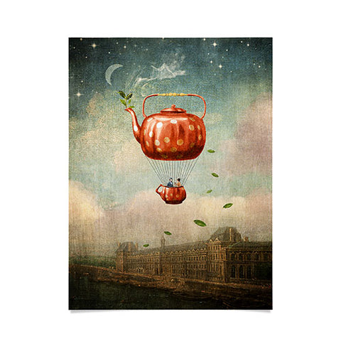 Belle13 Tea for Two at Dusk Poster