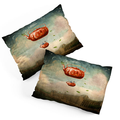 Belle13 Tea for Two at Dusk Pillow Shams