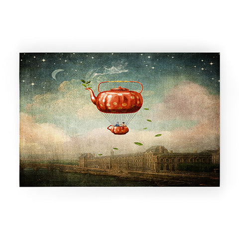 Belle13 Tea for Two at Dusk Welcome Mat