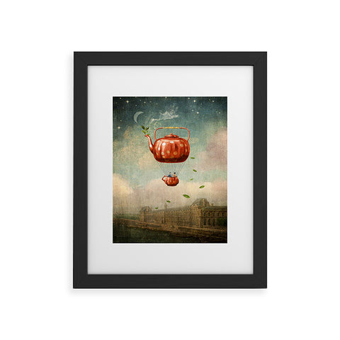 Belle13 Tea for Two at Dusk Framed Art Print