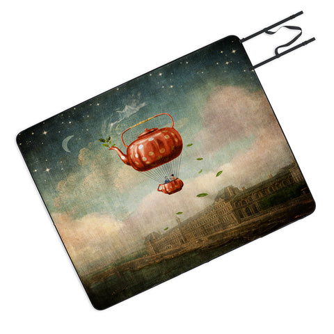 Belle13 Tea for Two at Dusk Picnic Blanket