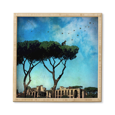 Belle13 The Cat King Of Rome Framed Wall Art