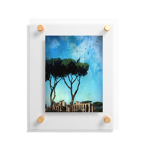 Belle13 The Cat King Of Rome Floating Acrylic Print