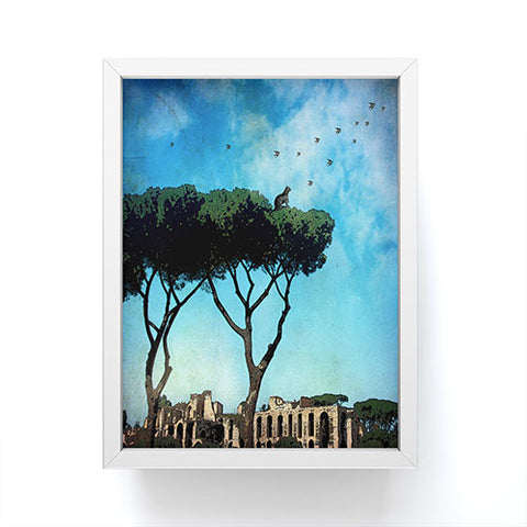 Belle13 The Cat King Of Rome Framed Mini Art Print