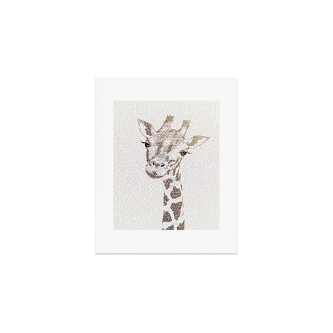 Belle13 The Intellectual Giraffe Art Print