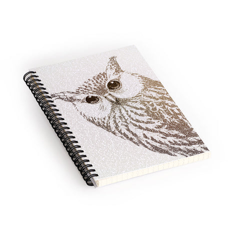 Belle13 The Intellectual Owl Spiral Notebook