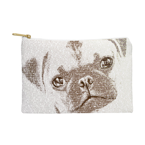Belle13 The Intellectual Pug Pouch