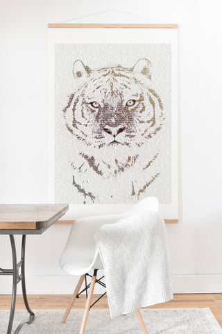 Belle13 The Intellectual Tiger Art Print And Hanger