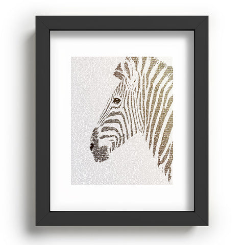 Belle13 The Intellectual Zebra Recessed Framing Rectangle