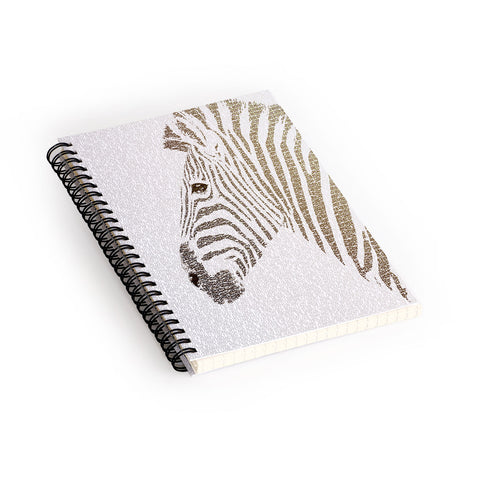 Belle13 The Intellectual Zebra Spiral Notebook
