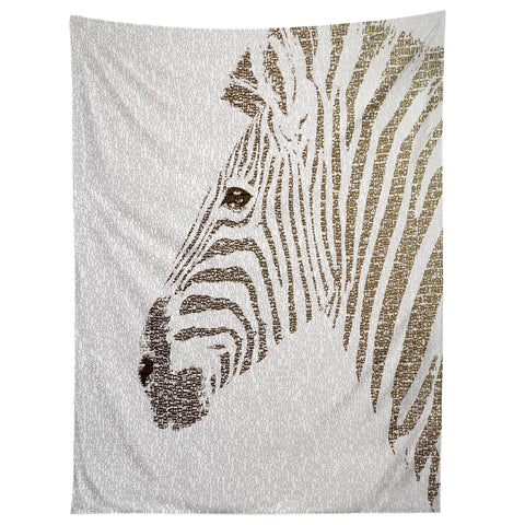 Belle13 The Intellectual Zebra Tapestry
