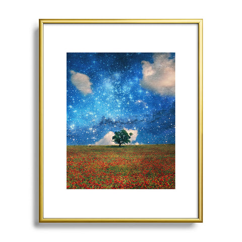 Belle13 The Magical Night Day Metal Framed Art Print