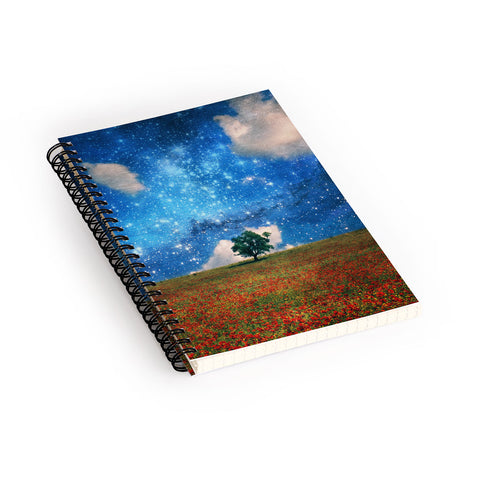 Belle13 The Magical Night Day Spiral Notebook