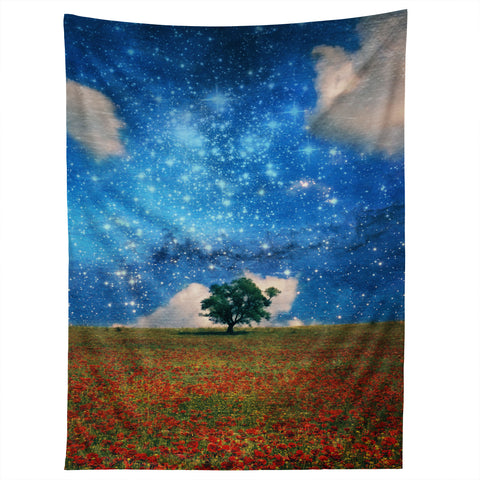 Belle13 The Magical Night Day Tapestry