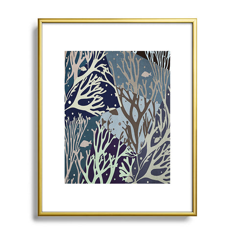Belle13 The Ocean Metal Framed Art Print