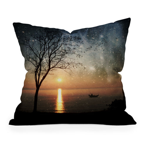 Belle13 The Old Man And The Sea Throw Pillow