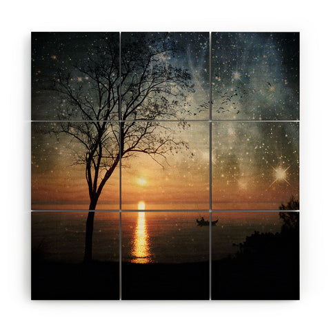 Belle13 The Old Man And The Sea Wood Wall Mural