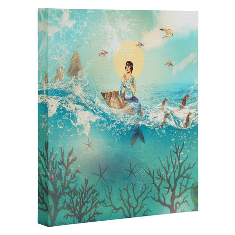 Belle13 The Queen Mermaid Art Canvas