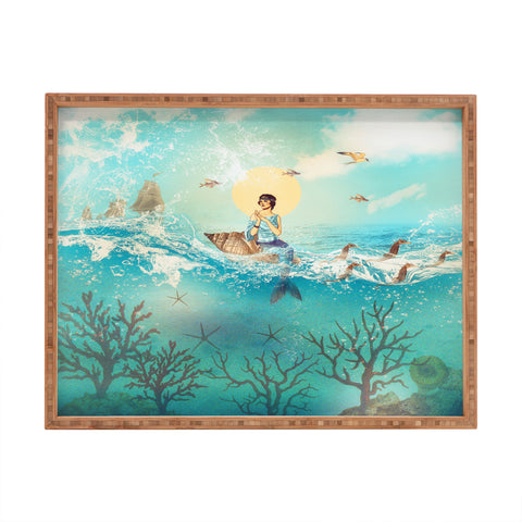 Belle13 The Queen Mermaid Rectangular Tray