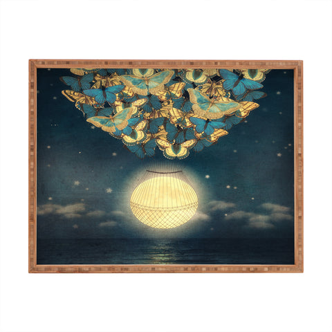 Belle13 The Rising Moon Rectangular Tray