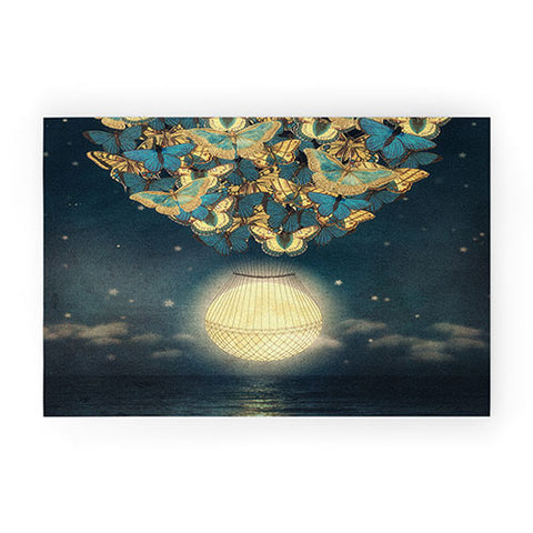 Belle13 The Rising Moon Welcome Mat