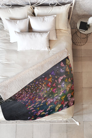 Belle13 The Roar Fleece Throw Blanket