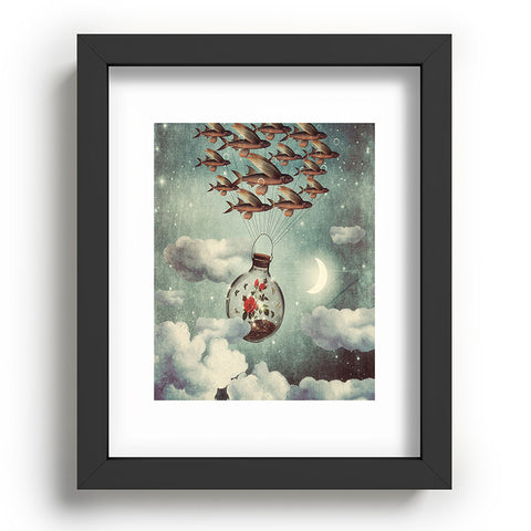 Belle13 The Rose That Wanted To See The World Recessed Framing Rectangle